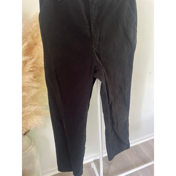 Future Collective Black High Rise Straight Leg Jeans Size 8 Yoke Seam Denim Pant - Picture 5 of 9